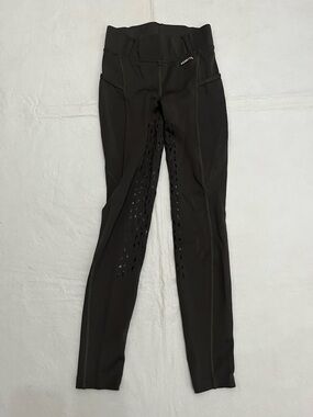 Kerrits Full Seat Grip Tights Grey Leggings Riding Pants